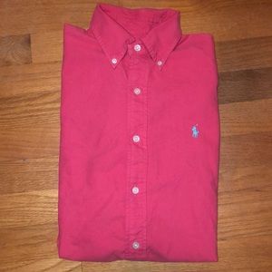 Ralph Lauren button down salmon color